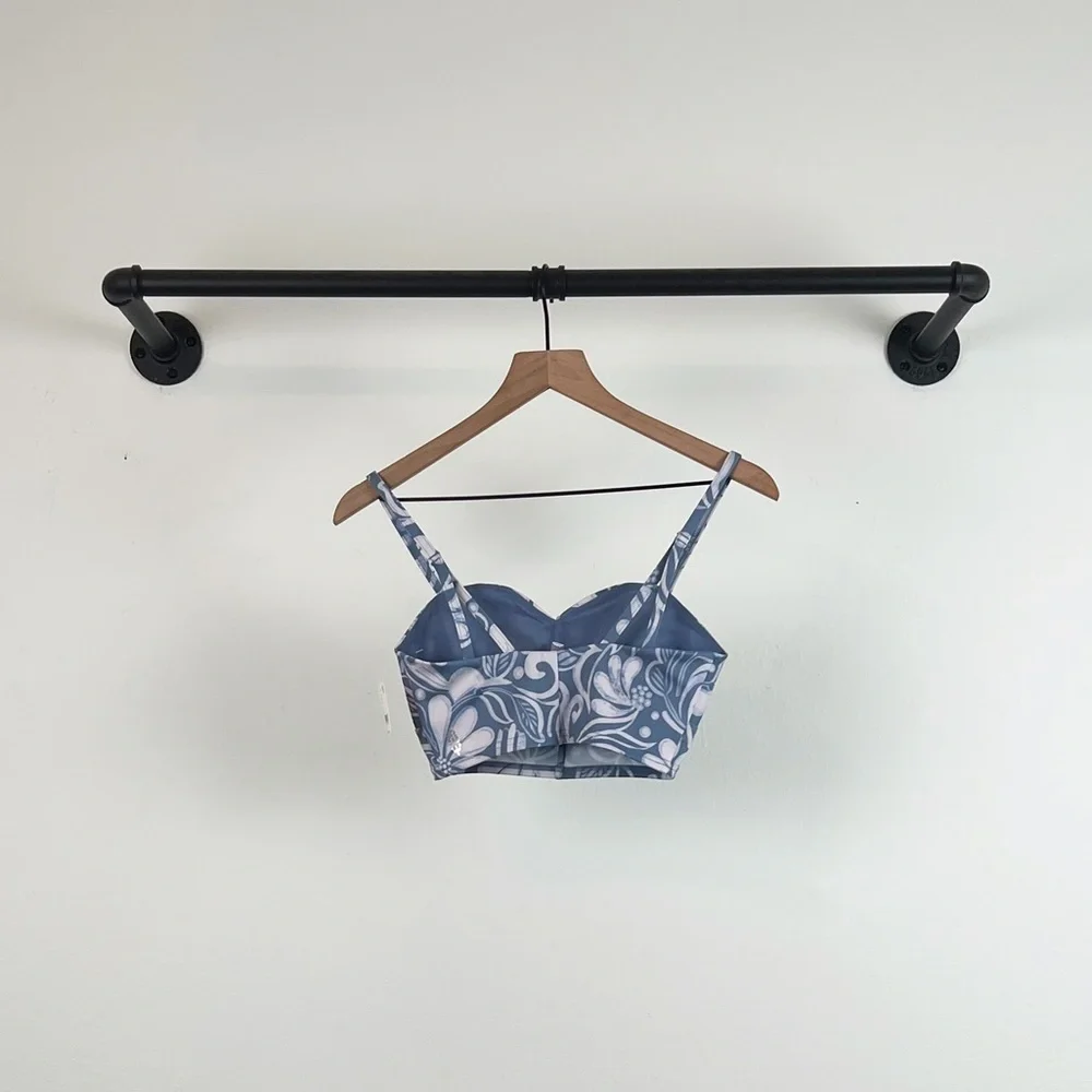 NWT Free People Movement Double Take Printed Crop Tank - Picture 8 of 9